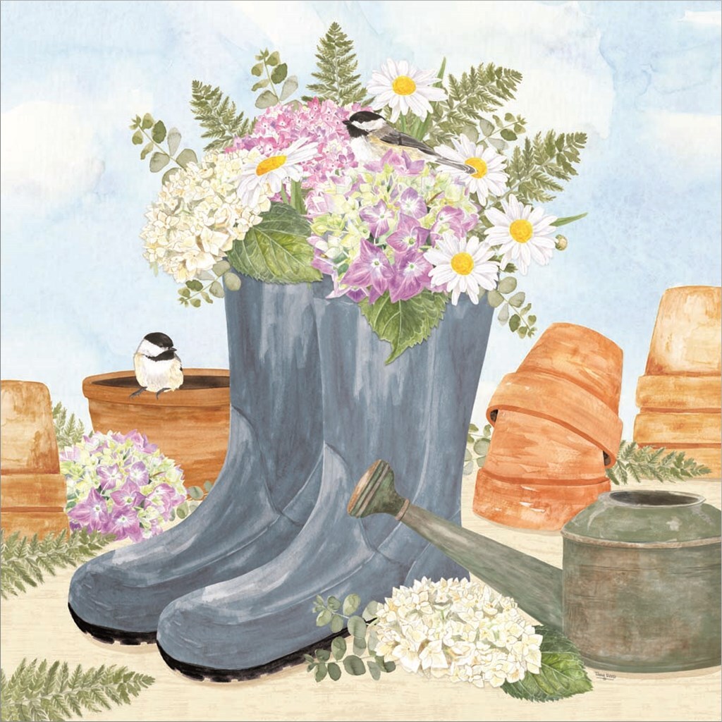 In My Garden VI by Tara Reed 12&#x22; x 12&#x22; Canvas Wall Art