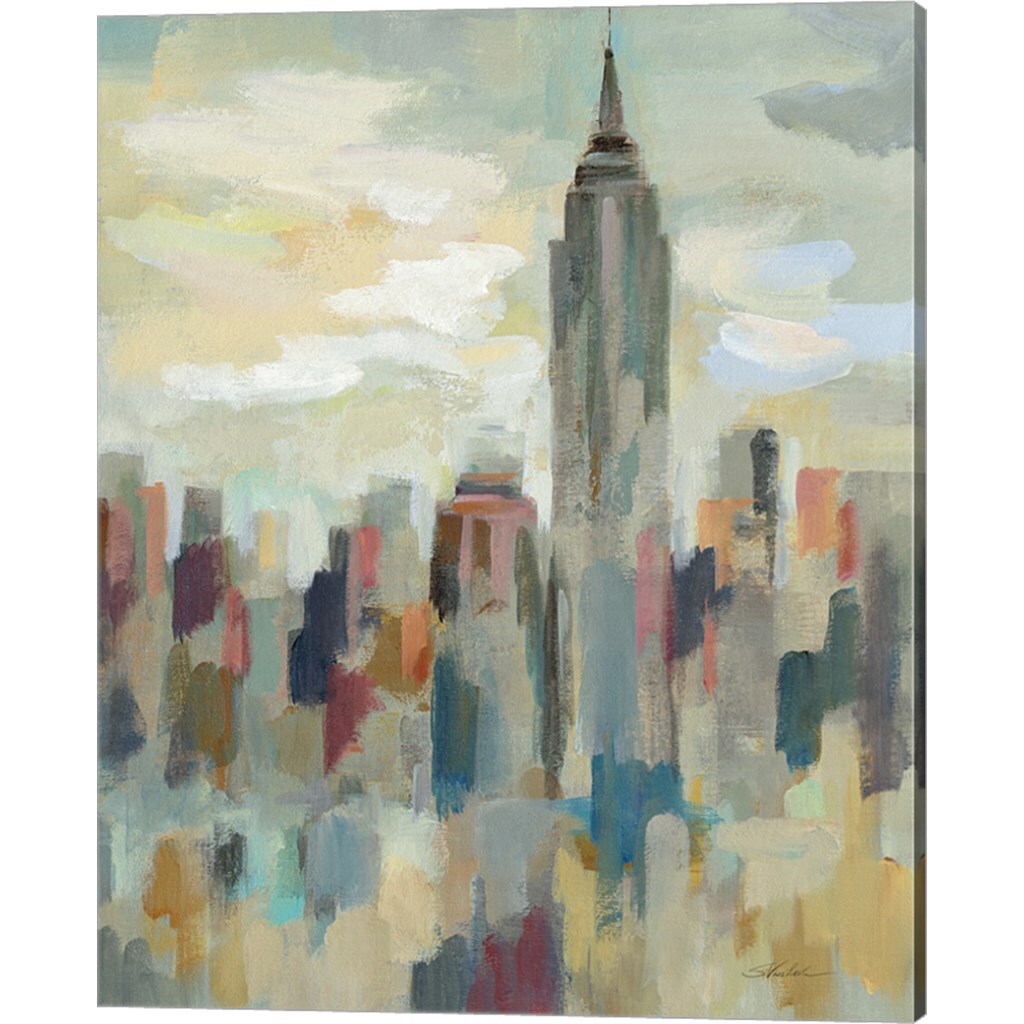 New York Impression by Silvia Vassileva 16&#x22; x 20&#x22; Canvas Wall Art