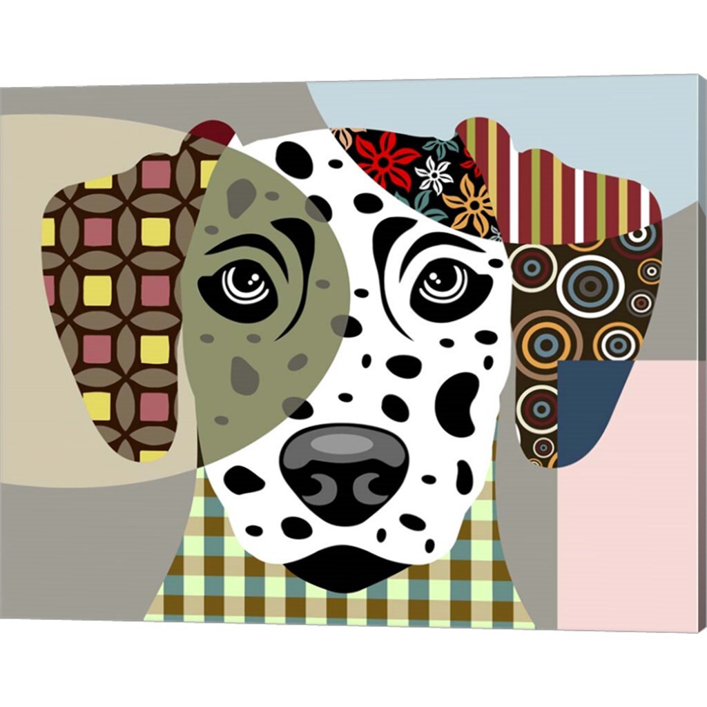 Dalmatian Dog by Lanre Adefioye 20&#x22; x 16&#x22; Canvas Wall Art