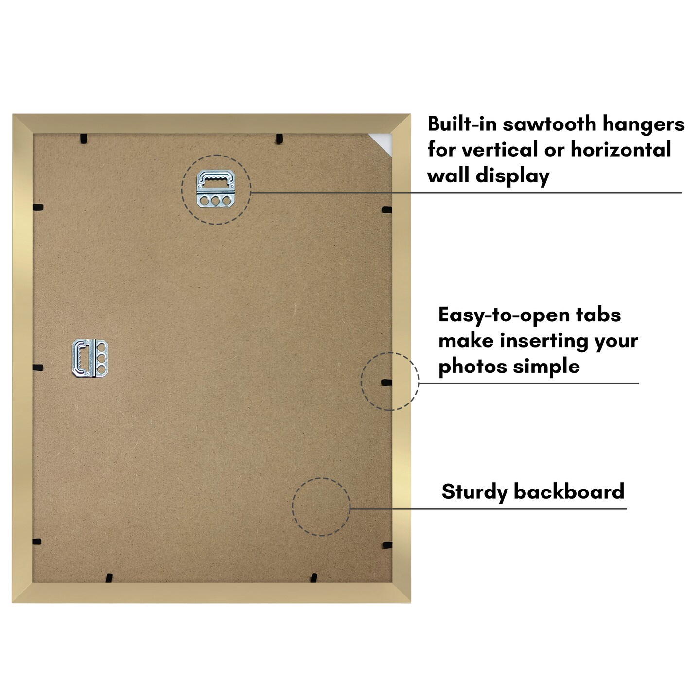 Americanflat Picture Frame with Oval-Shaped Mat - Ideal for Any Room, Living Rooms, Dorm Room