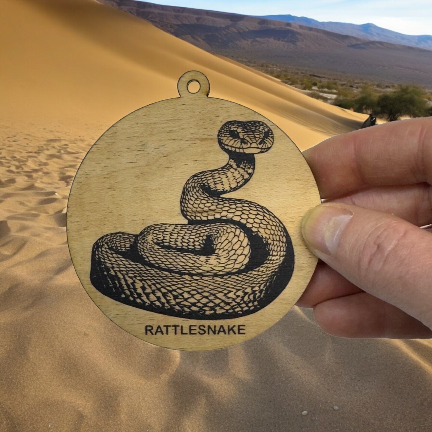 Ornament - Black - Rattlesnake - Serpentes Ornament - Black - Rattlesnake - Serpentes