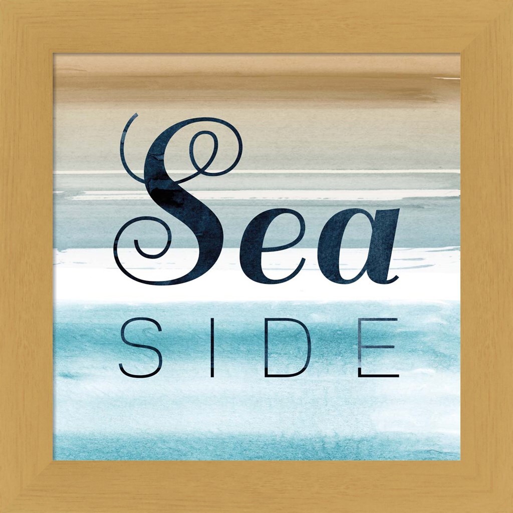 Seaside by Posters International Studio 13&#x22; x 13&#x22; Framed Wall Art