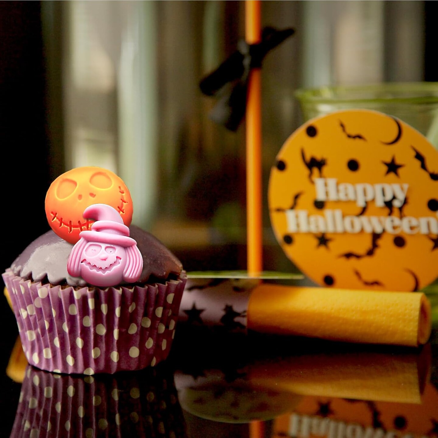 Halloween Silicone Molds Halloween Chocolate Molds(Ghost eyes)