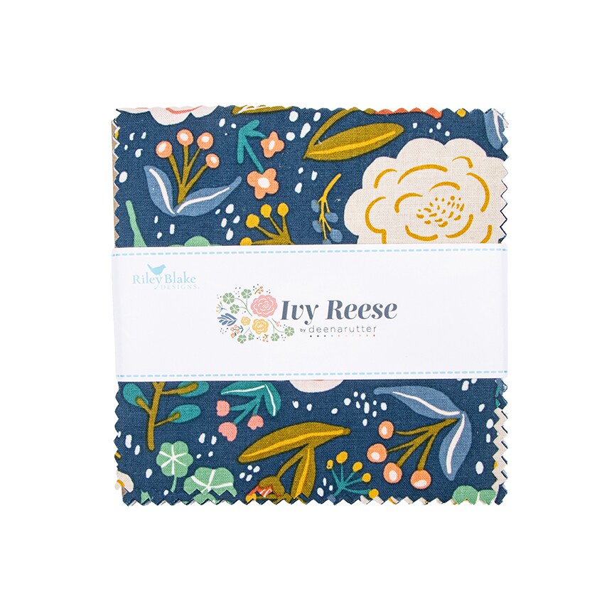 Ivy Reese 5&#x22; Square Pack (Charm Pack / 5&#x22; Stacker) by  for Riley Blake (5-16600-42)