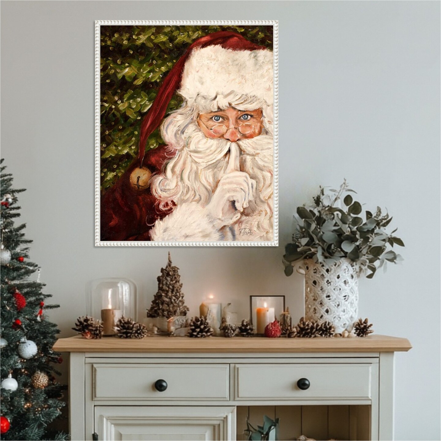 Secret Santa by Patricia Pinto Framed