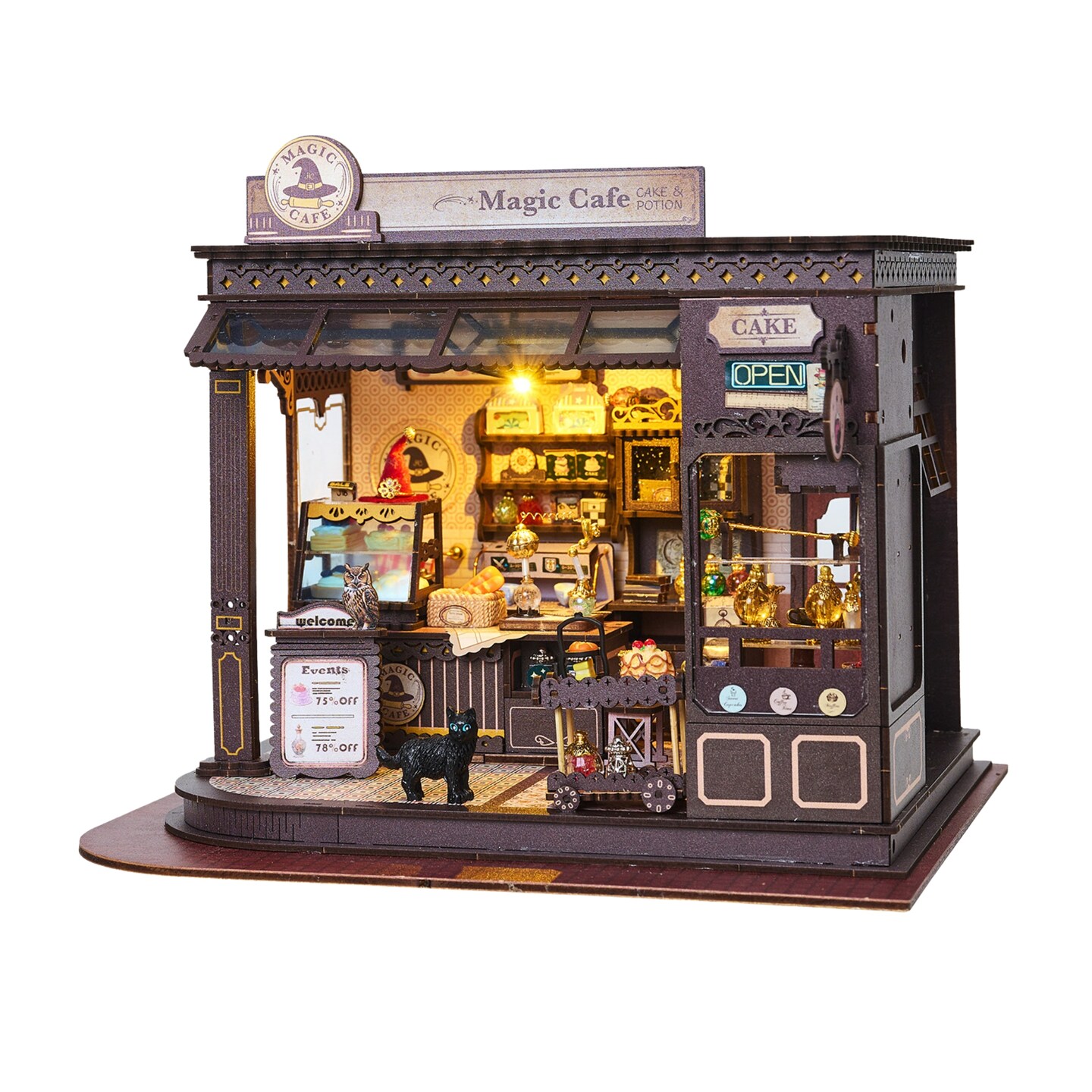 DIY Miniature House Kit - Magic Café | Michaels