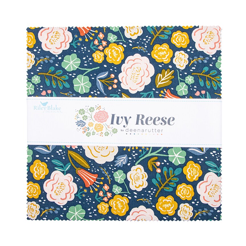 Ivy Reese 10&#x22; Square Pack (Layer Cake / 10&#x22; Stacker) by  for Riley Blake (10-16600-42)