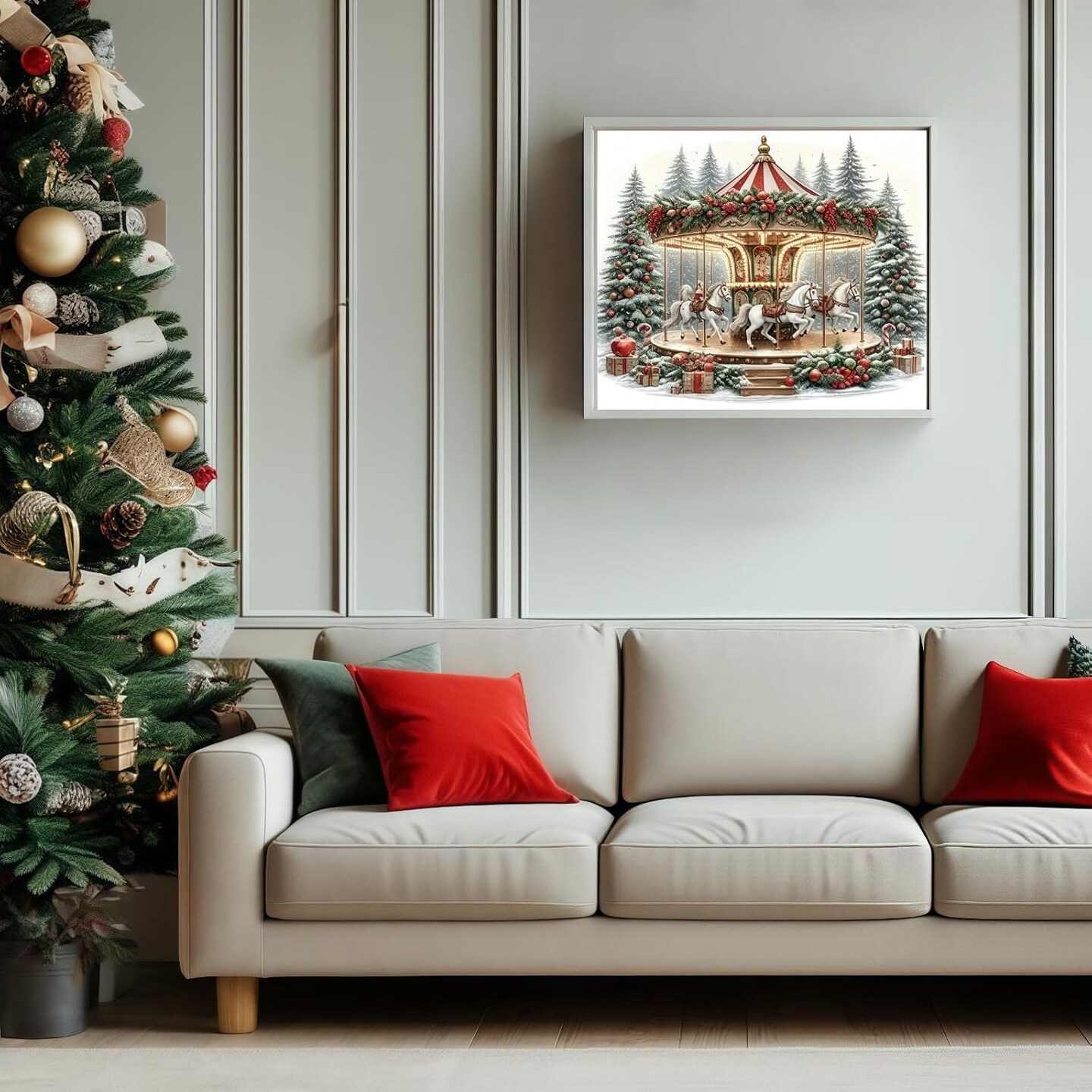 5D Christmas Diamond Painting Kits for Adults (KM163-1) 0.1 x 0.1 x 0.1 inches