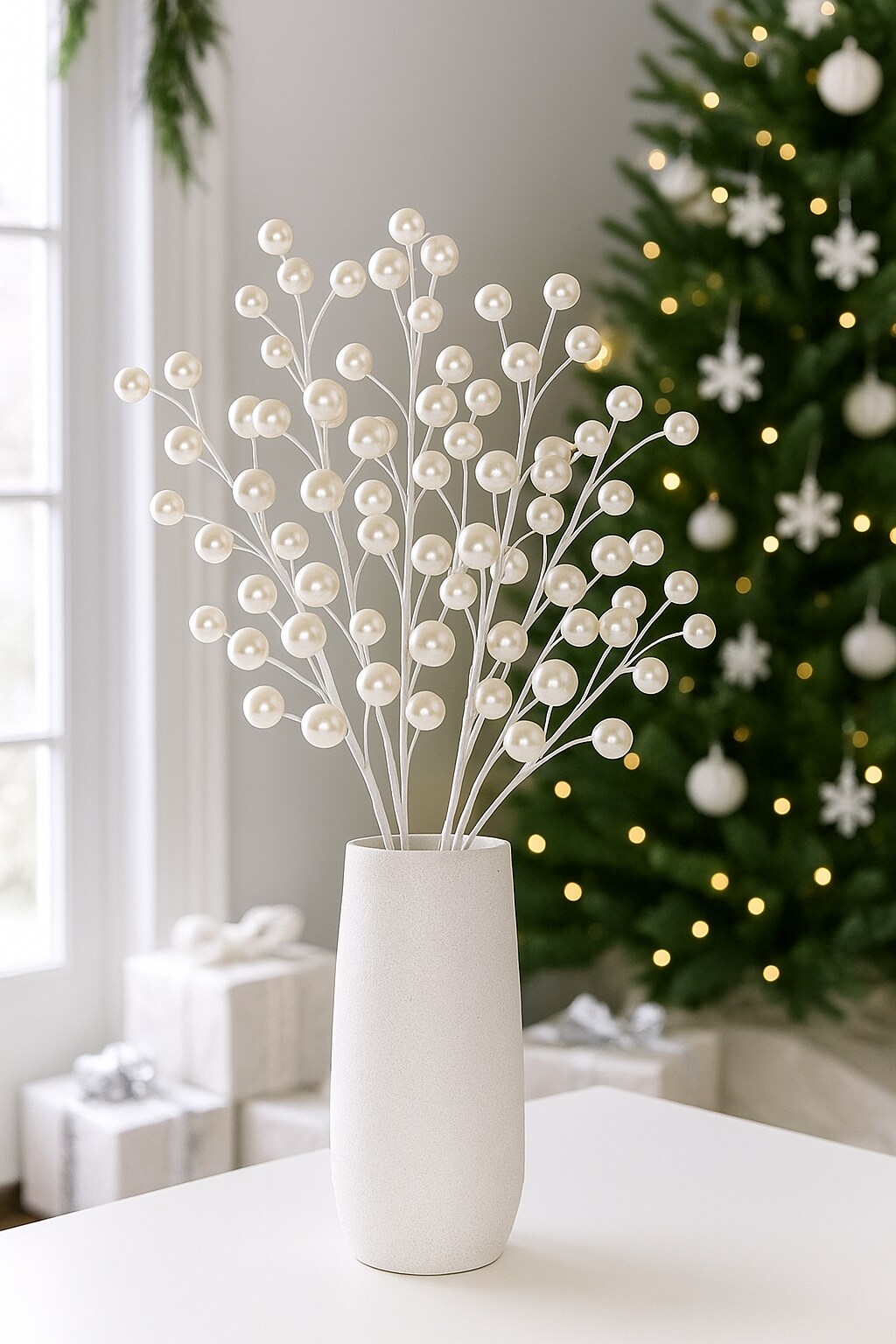 Set of 12 – 18" Large Artificial Berry Sprays for Floral & Home Décor