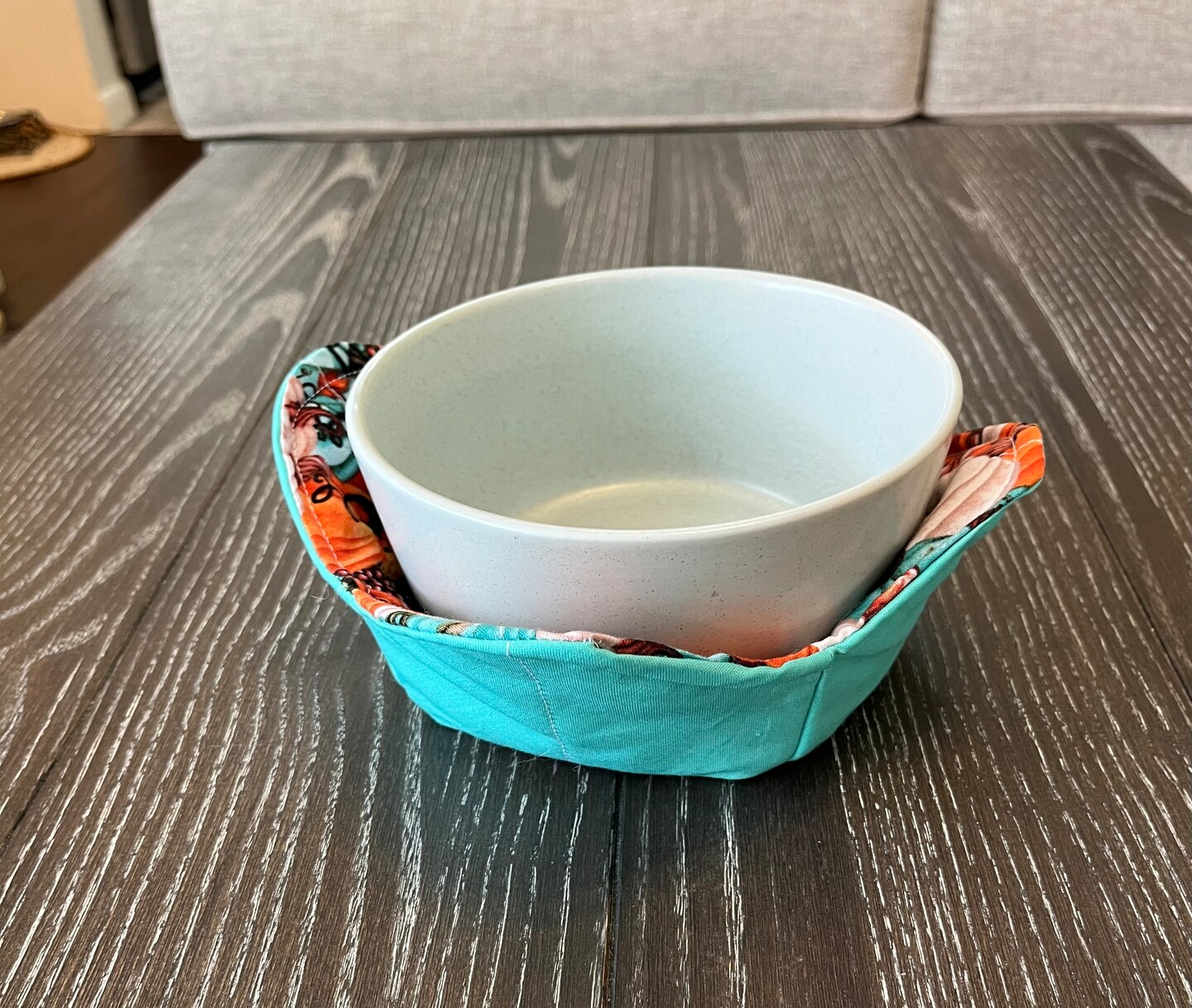 2 piece Bowl Cozy set, warmer, dish cozy, microwave pad, bowl