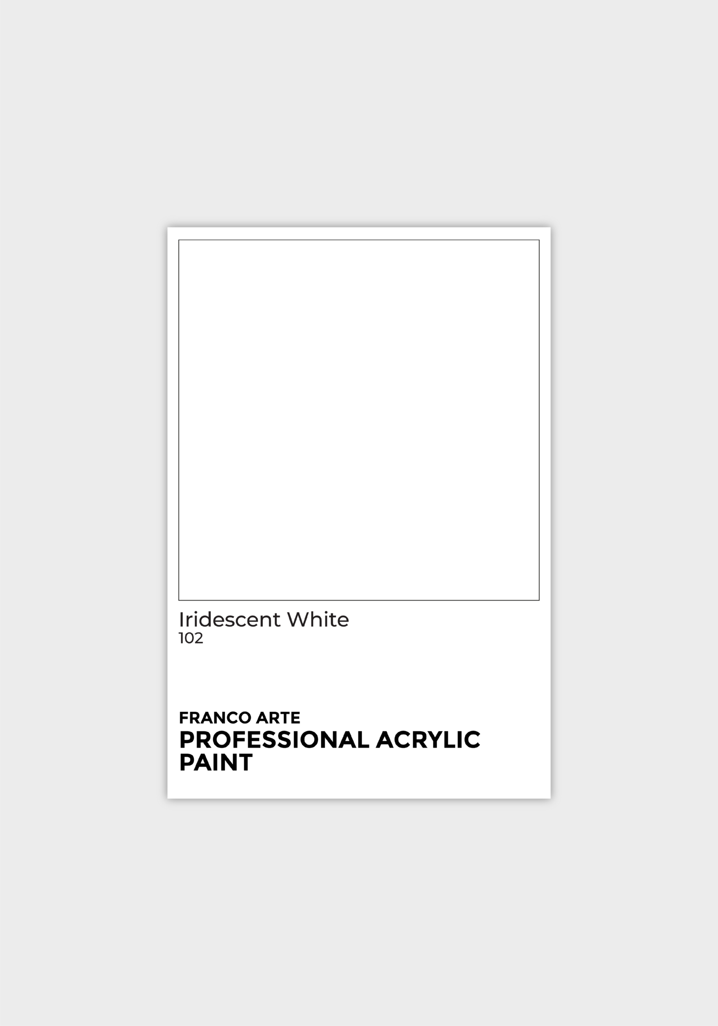 14102-100 Professional Acrylic Paint 3,38 U.S fl oz / Iridescent White