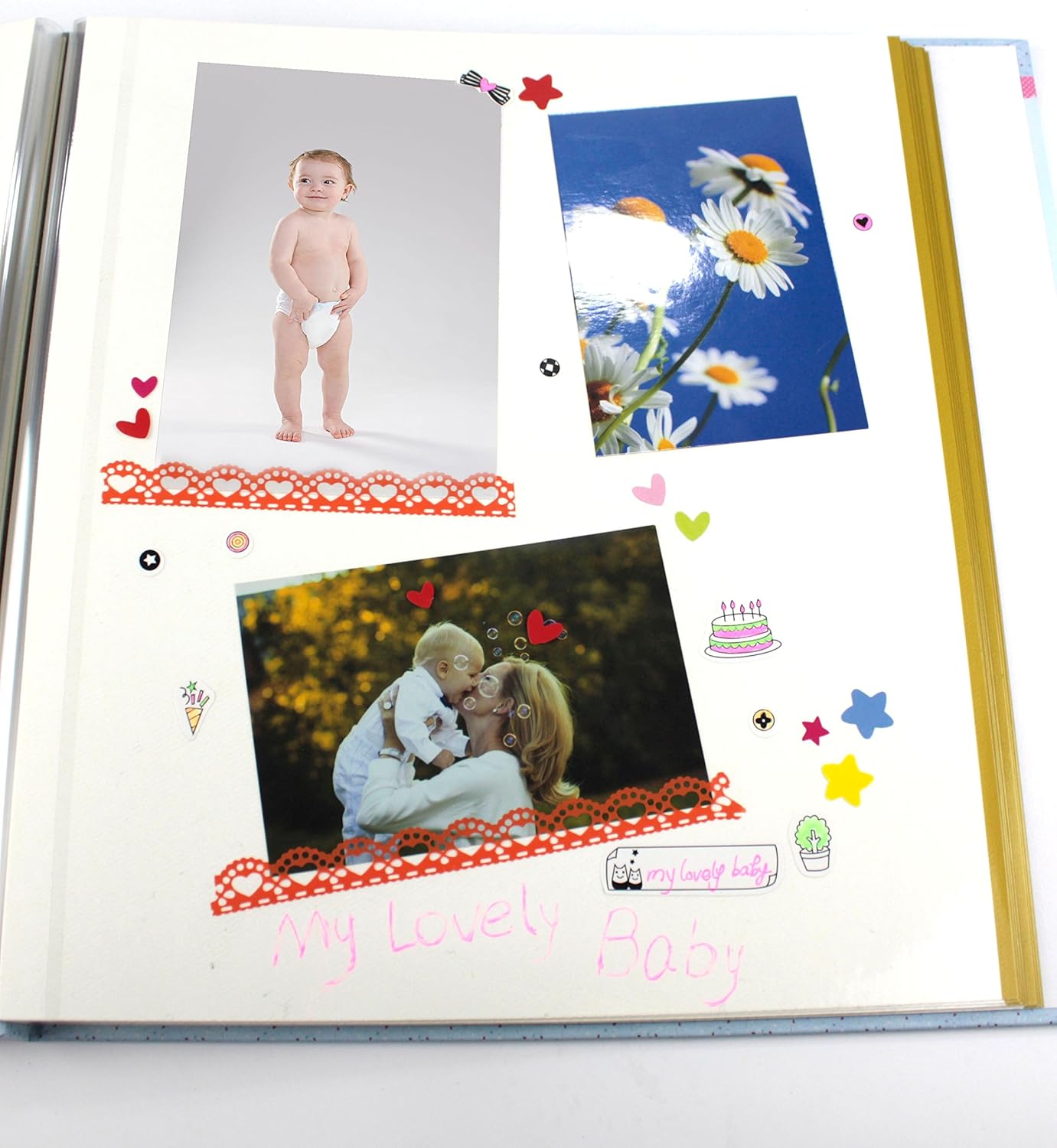 Self-Adhesive Photo Album, Dust-free, glue free and waterproof Scrapbook Album, Family album, Leather Cover, Hand Made DIY Albums
