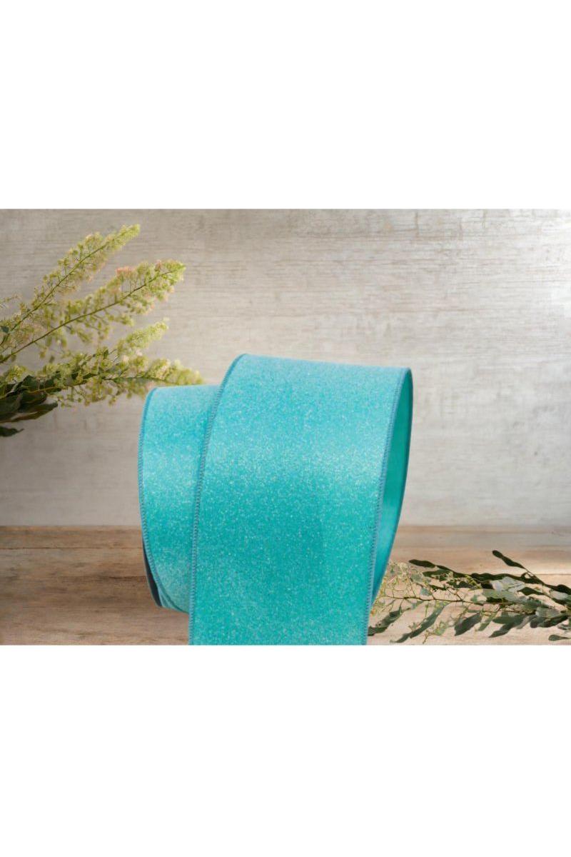 4&#x22; Sugar Candy Ribbon: Teal (10 Yards)