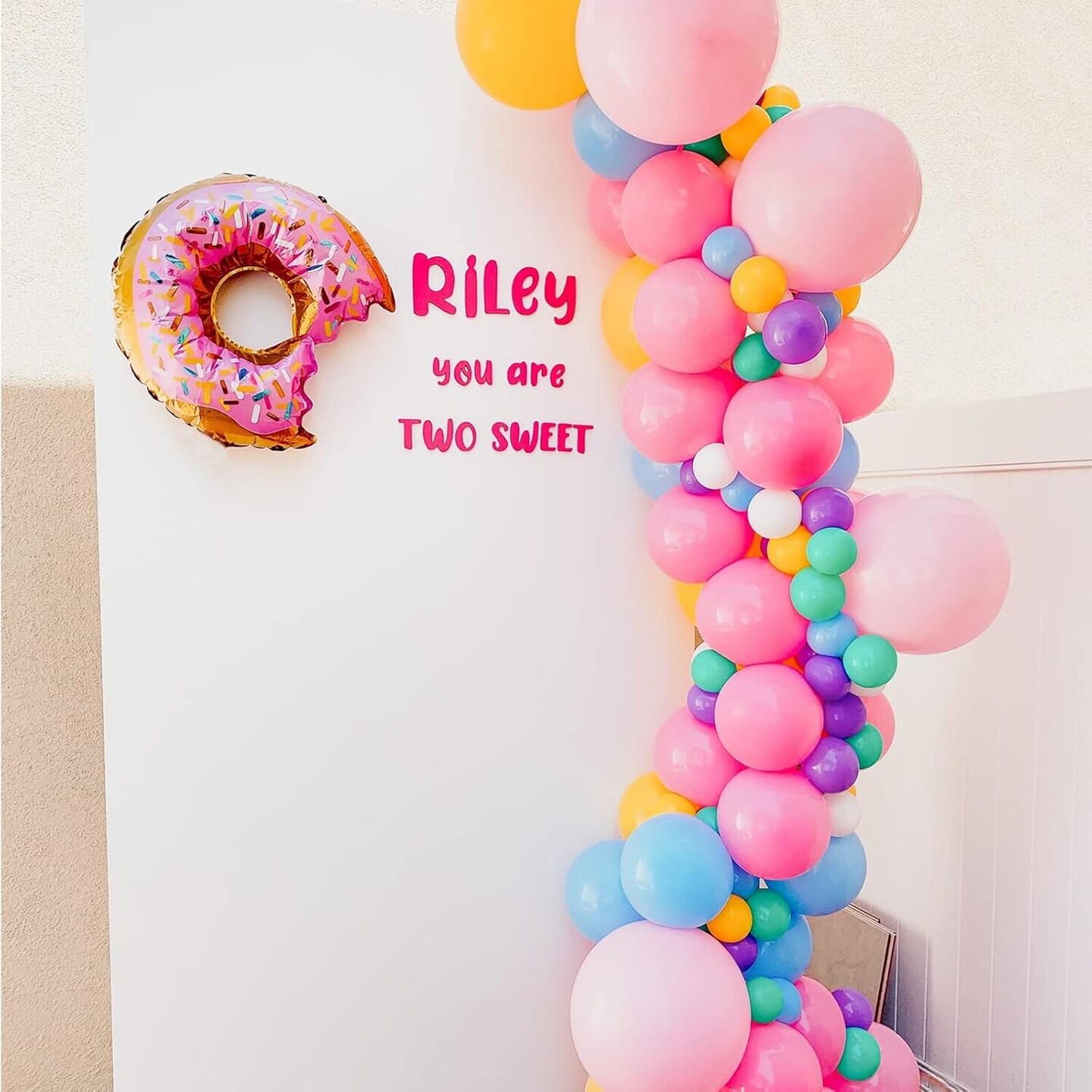Pastel Pink Purple Balloon Garland Kit, Double Stuffed Lavender Balloons Garland 146pcs Latex Pastel Pink Purple Gold Balloons for Baby Shower Bachelorette Wedding Birthday Party Decorations