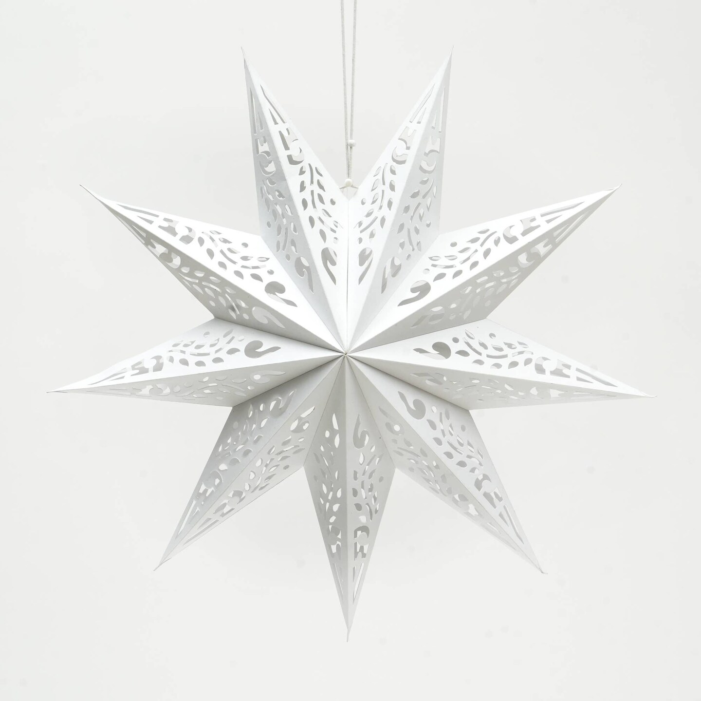 Handmade Paper Star 60 Cm (Dia) - White