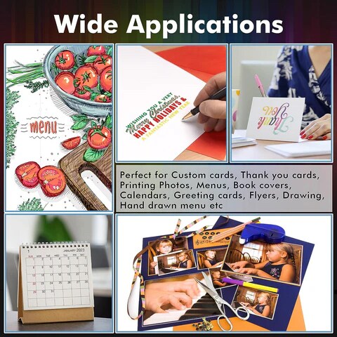 Colorplan DARK GREY - 8.5" x 11" - 91 Lb. / 135 / 8 pts Gsm Matte Premium Cardstock Paper Text Sheet - 250 Sheets / Bulk Pack