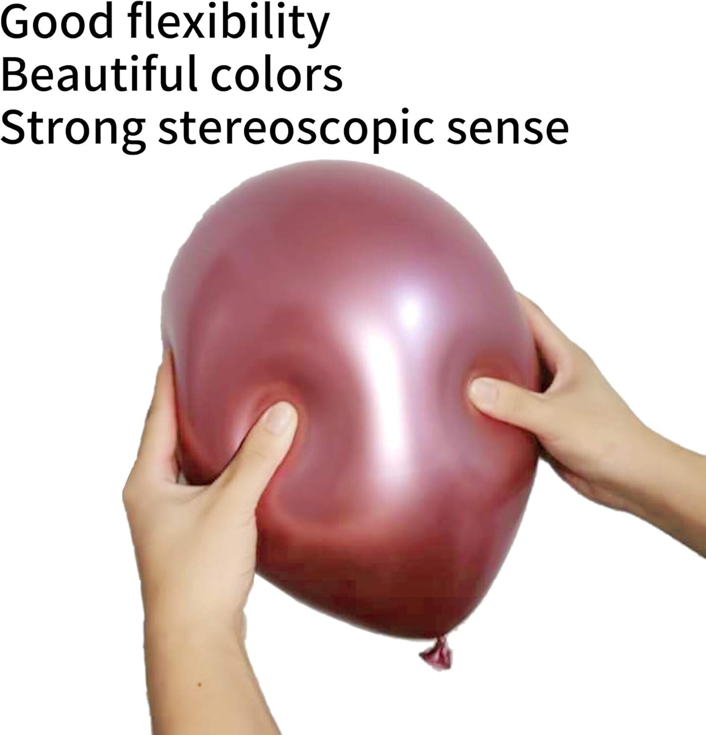 Light Pink Metallic Balloons, 12inch (50pcs&#xFF09;Chrome Latex Pink Balloons,