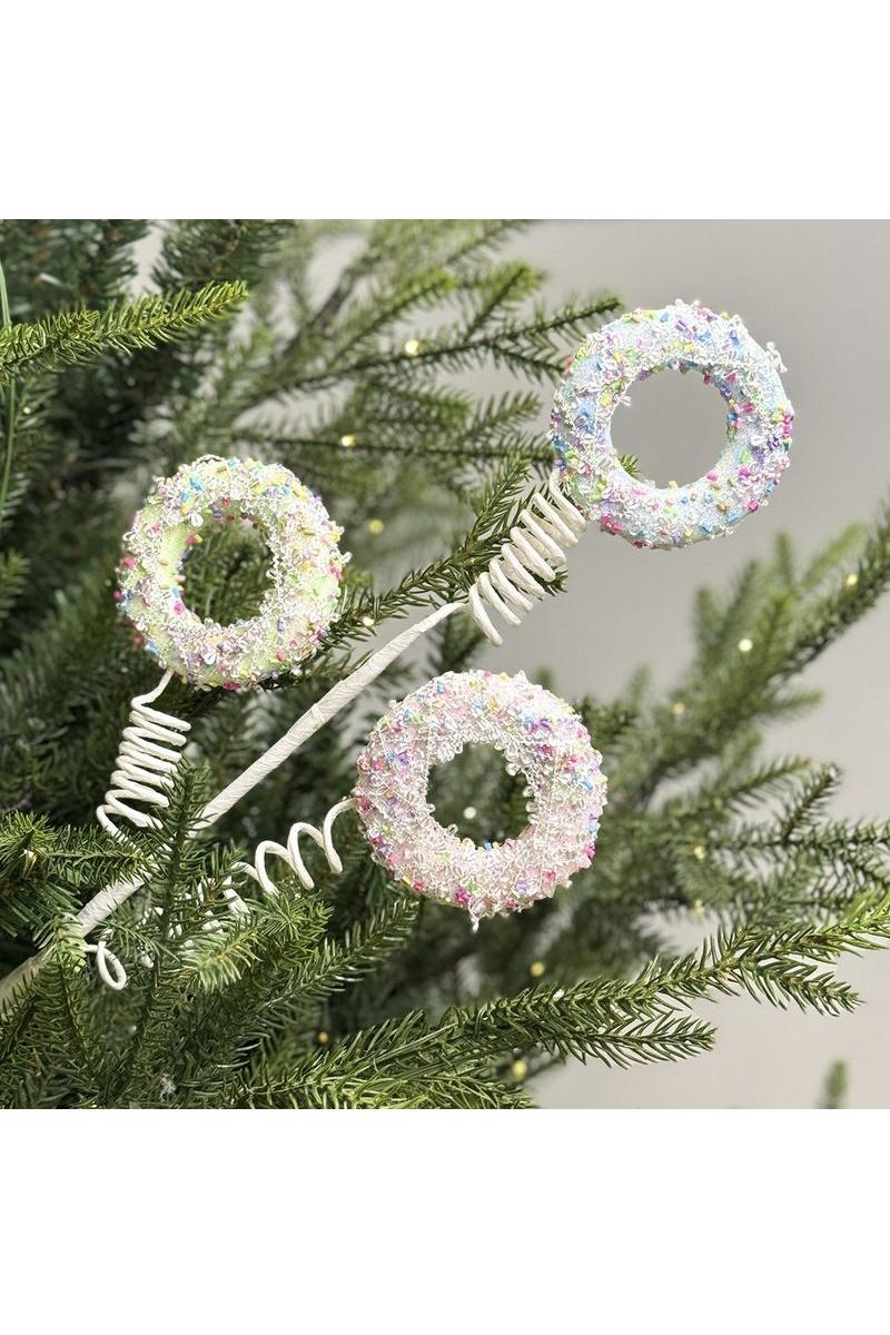 26&#x22; Confetti Circle Sprinkle Stem