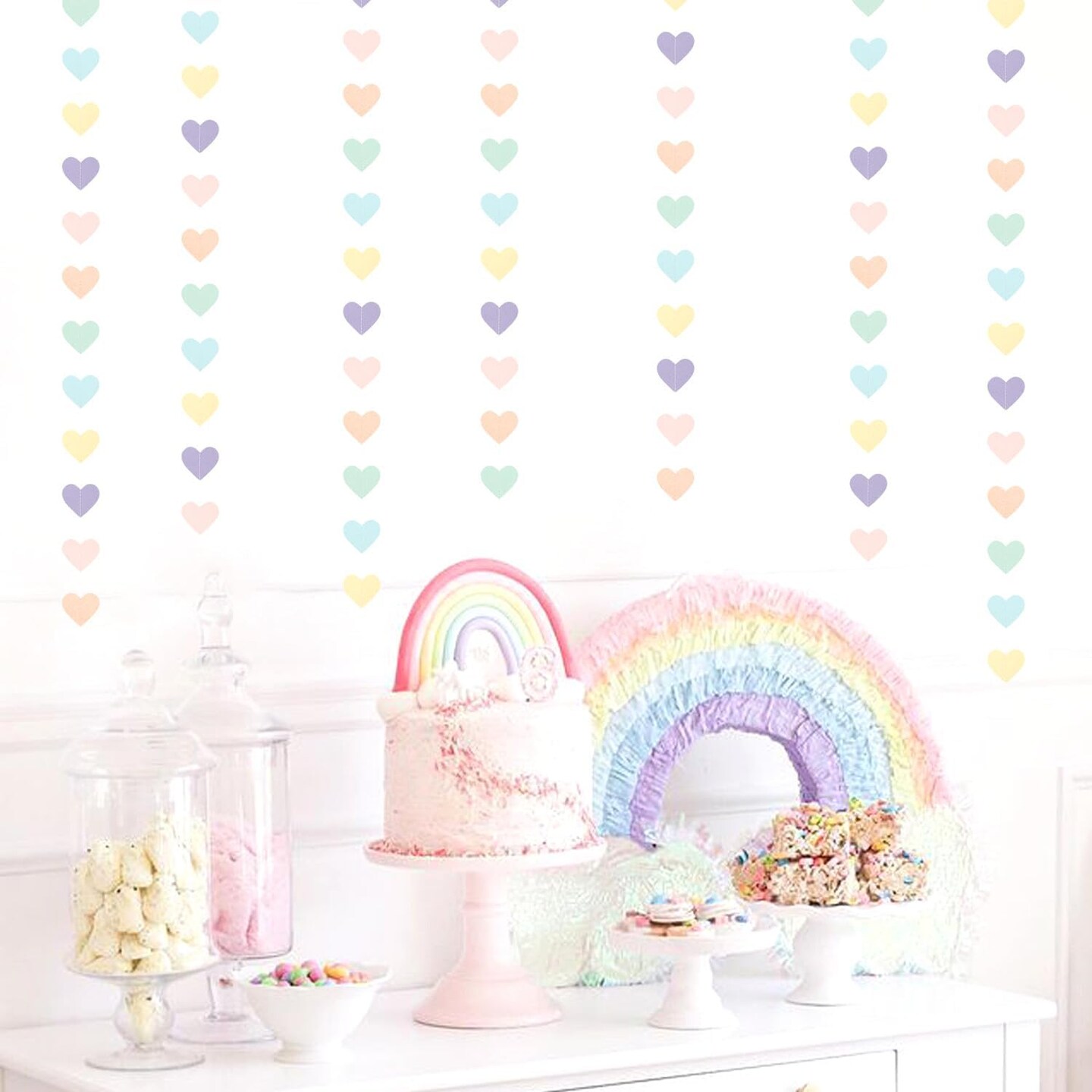 30-Pack Hot Pink Tissue Paper Tassels – DIY Hanging Party Decor