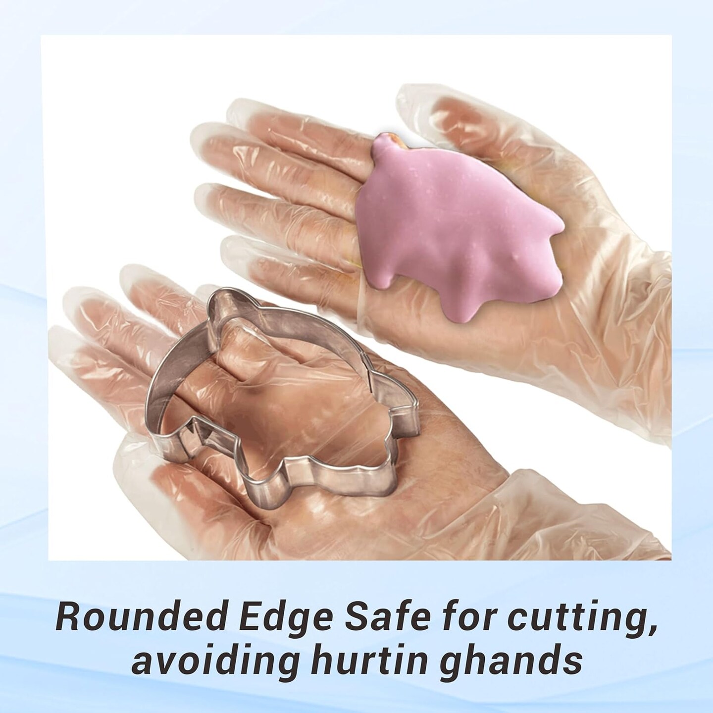 6PC Stainless Steel Pig Cookie Cutters Mexican - 5.5", 4.5", 4", 3.5", 2.5", 2.0",Perfect for Mexican Concha Bread - Concha Cutter and Concha Stamp,Baking Tools for Pig Shaped Pastry and Bread Making