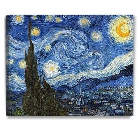 Van Gogh Starry Night Framed Art Print