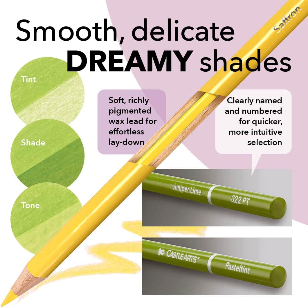 Greyscale Colored Pencils 12 Colors for Kids and Adults Coloring