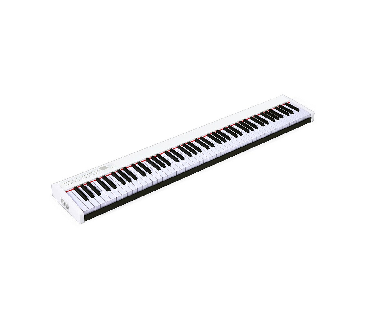 88-Key Digital Piano with Semi-Weighted Keys, Rechargeable Battery and Gig Bag