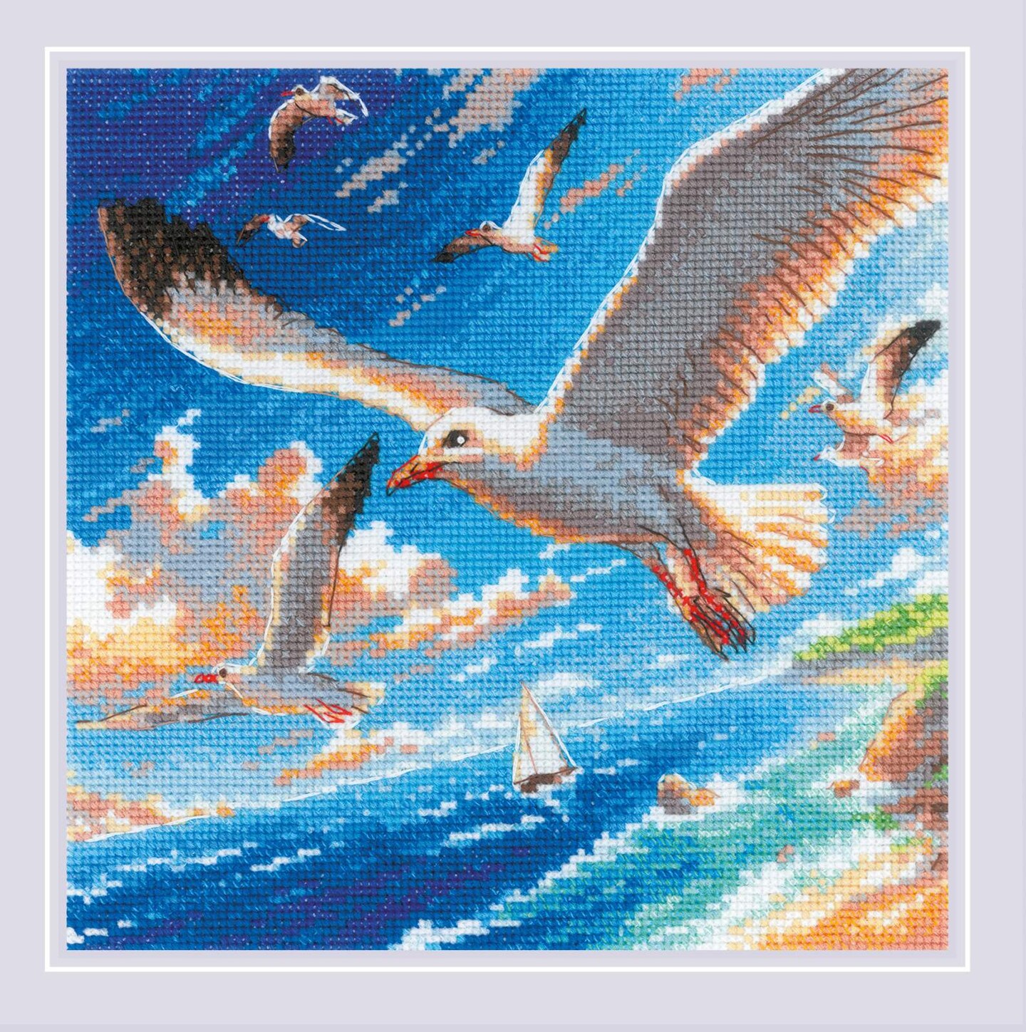 Sea Breeze&#xA0; R2232 Counted Cross Stitch Kit