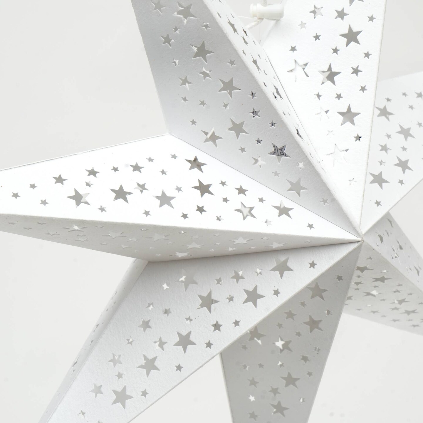 Handmade Paper Star 60 Cm (Dia) - White