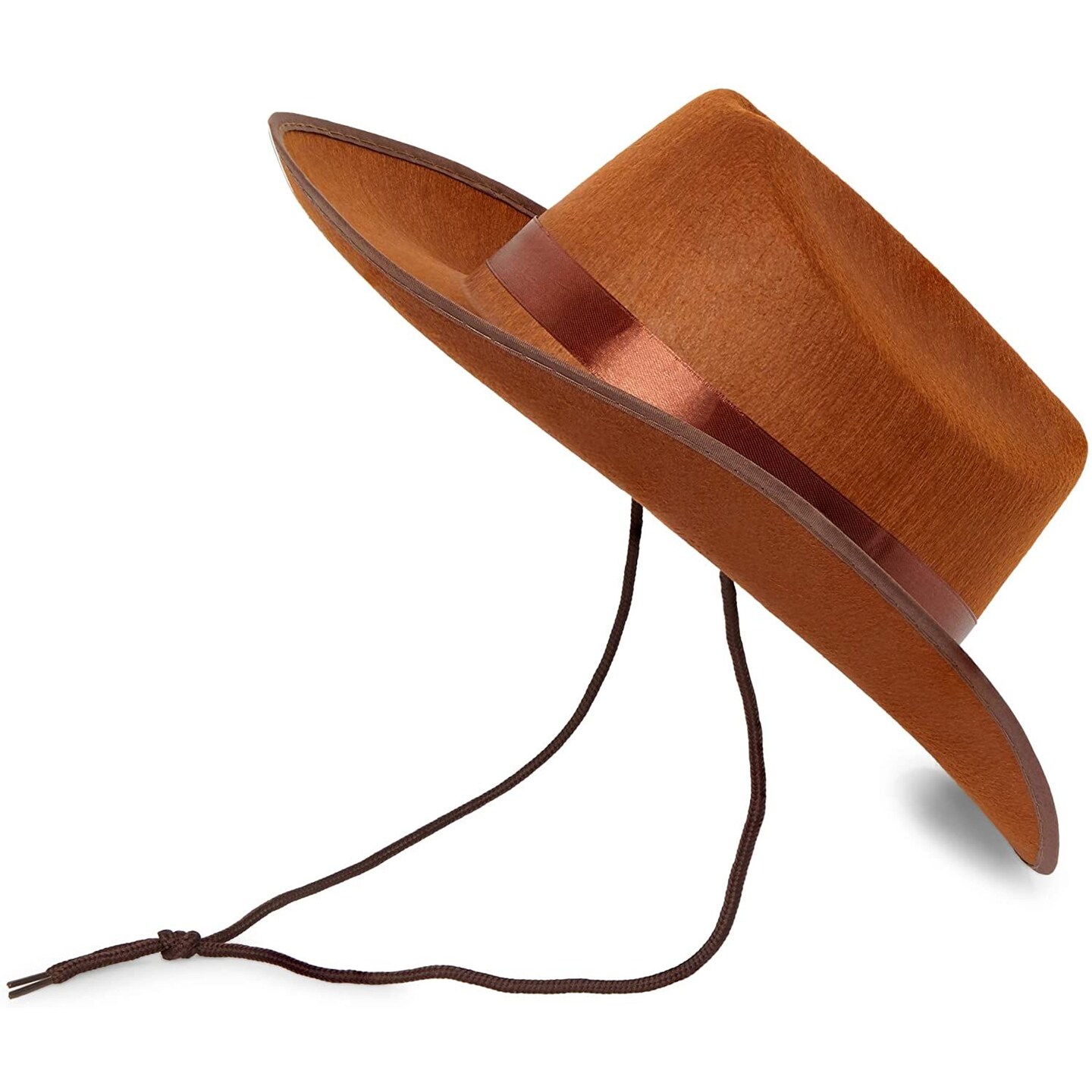 Brown Western Cowboy Hat for Kids, Unisex Youth (4 Pack)