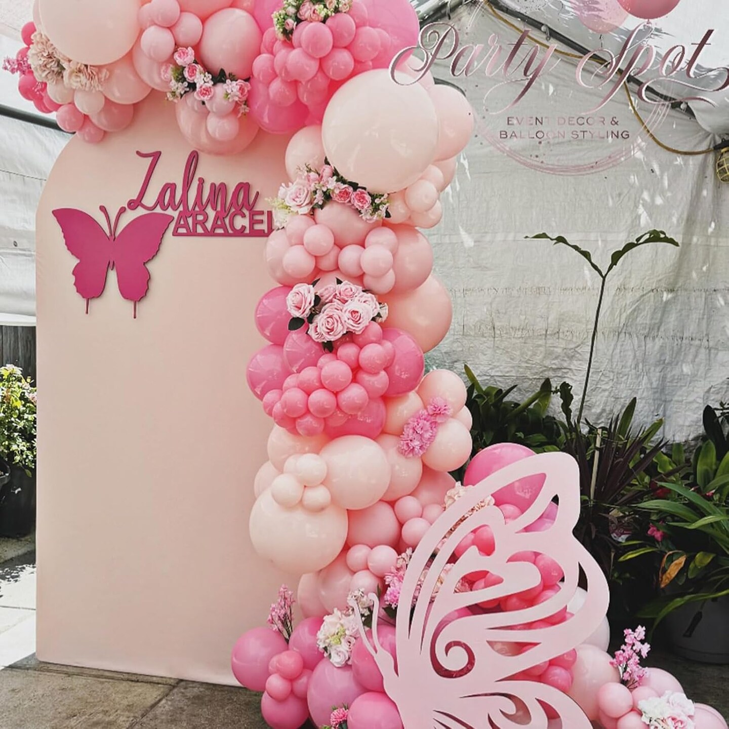 52-Pack Metallic Chrome Pink Balloons 12in – Latex & Confetti Party Decor