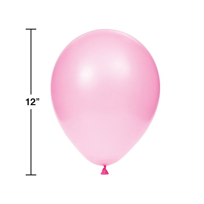180 pc Bulk Candy Pink Latex Balloons