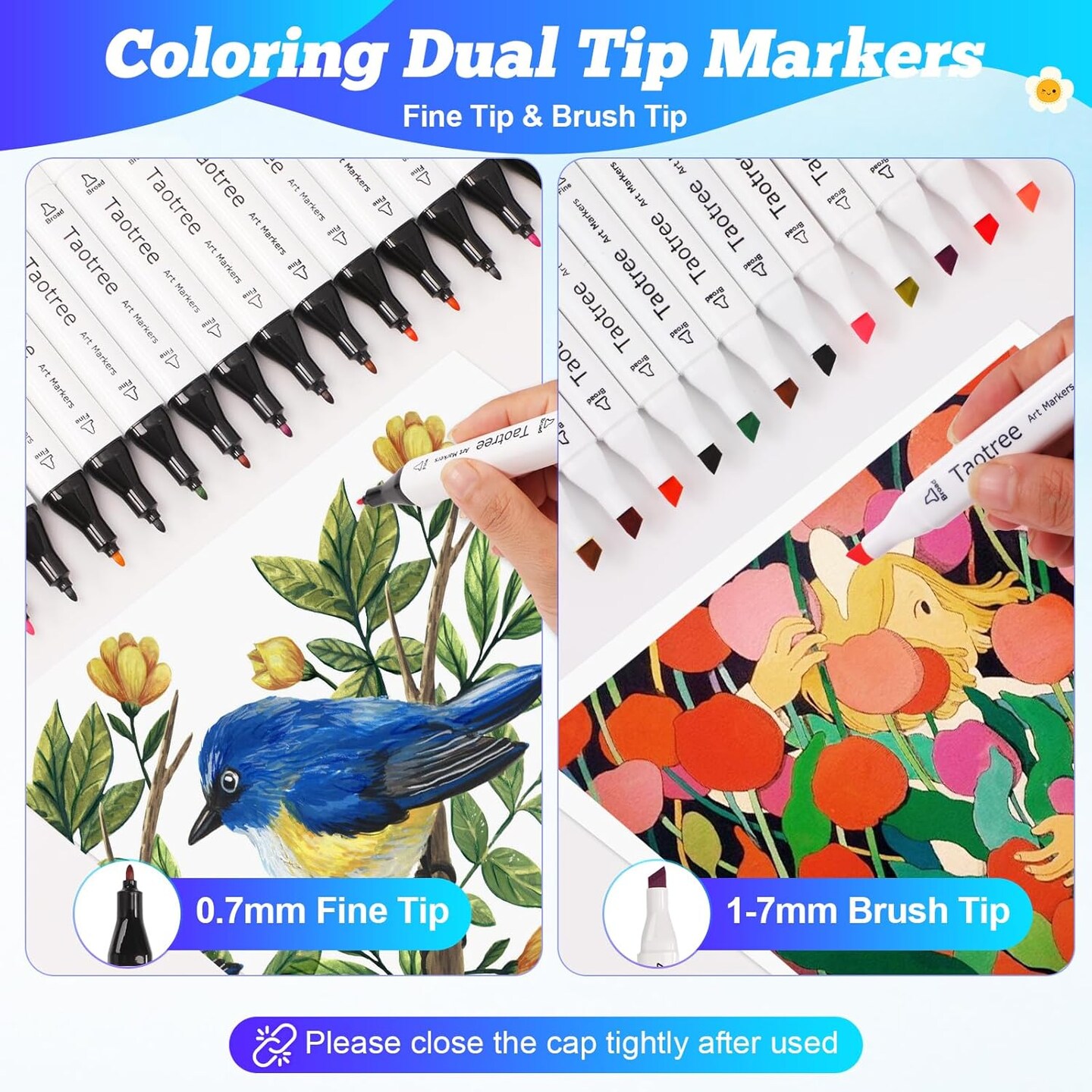 Alcohol Markers 80 Colors Dual Tips Art Markers Sketch Pens Set, Art Supplies Kit, Art Set Drawing Pen for Adult Coloring Books Painting, Sketching, Gifts for Teens Girls Boys Kids Artists