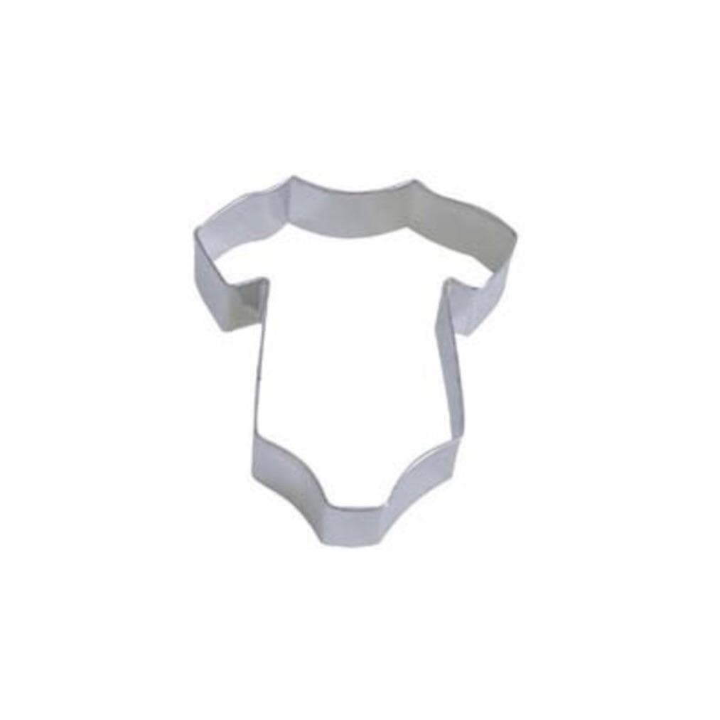 4&#x201D; Baby Onesie Metal Cookie Cutter