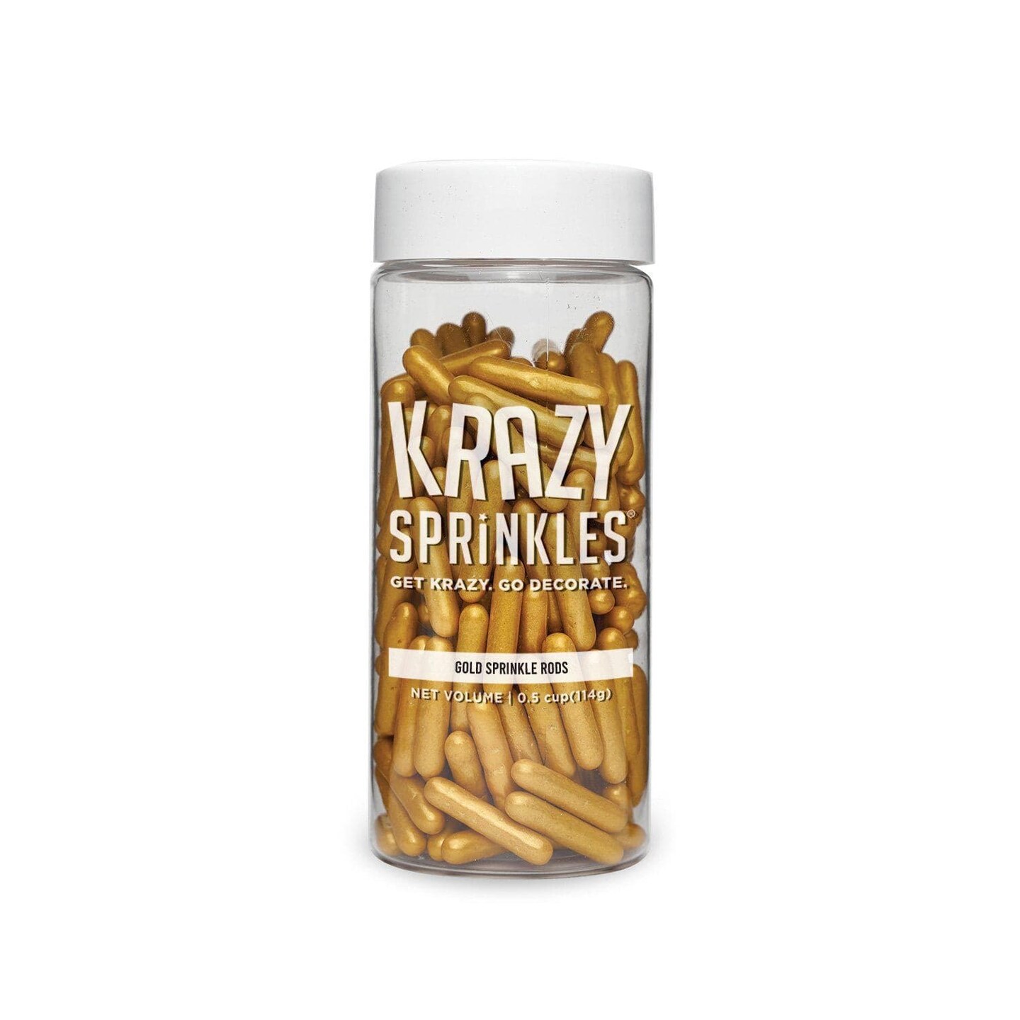 Metallic Gold Rods Sprinkles