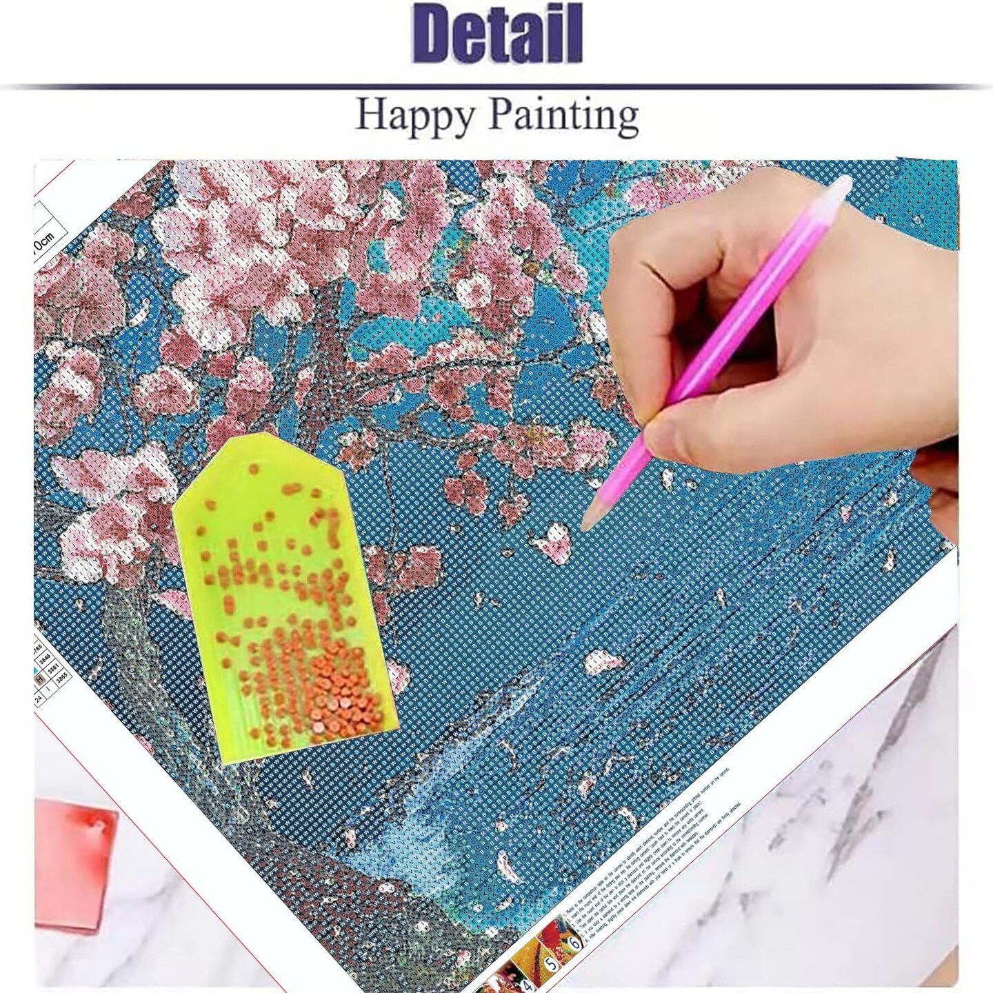Moon Diamond Art Painting,Large Diamond Painting Lake Kits for Adults,DIY Full Drill Crystal Rhinestone Arts,Gem Art Painting with Diamond Home Wall Decor