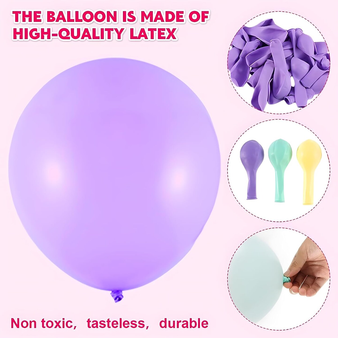Daisy Balloon Arch Garland Kit - 136Pcs Pastel Rainbow Balloon Arch Kit - Birthday Balloons, White Groovy Flower Macaron Pink Yellow Blue Purple Balloons for First Birthday Wedding Party Decorations