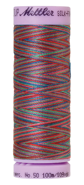 Techno Brights (9075-9836) | Silk-Finish Cotton Multi 50wt (100M / 109Y) | Mettler Thread