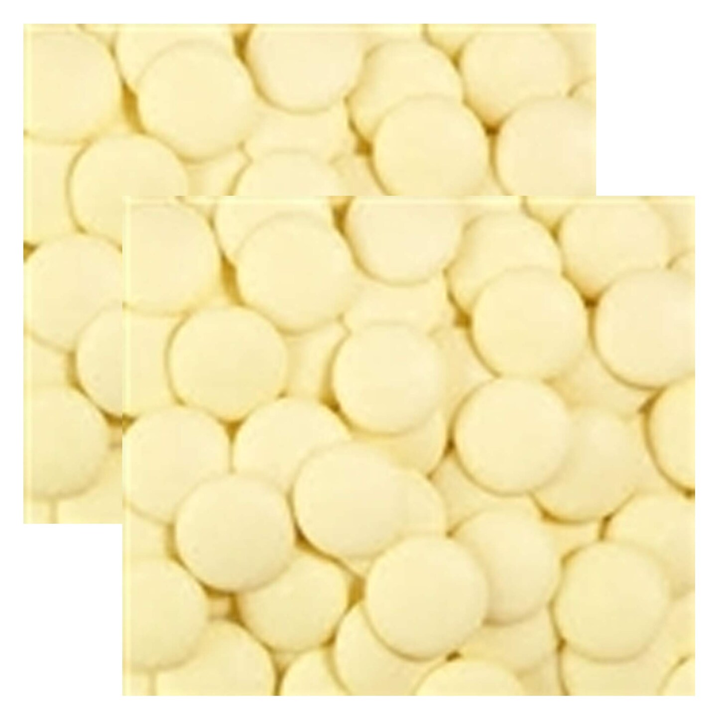 Guittard White Vanilla Flavored A&#x27;peels Melts 1 Pound