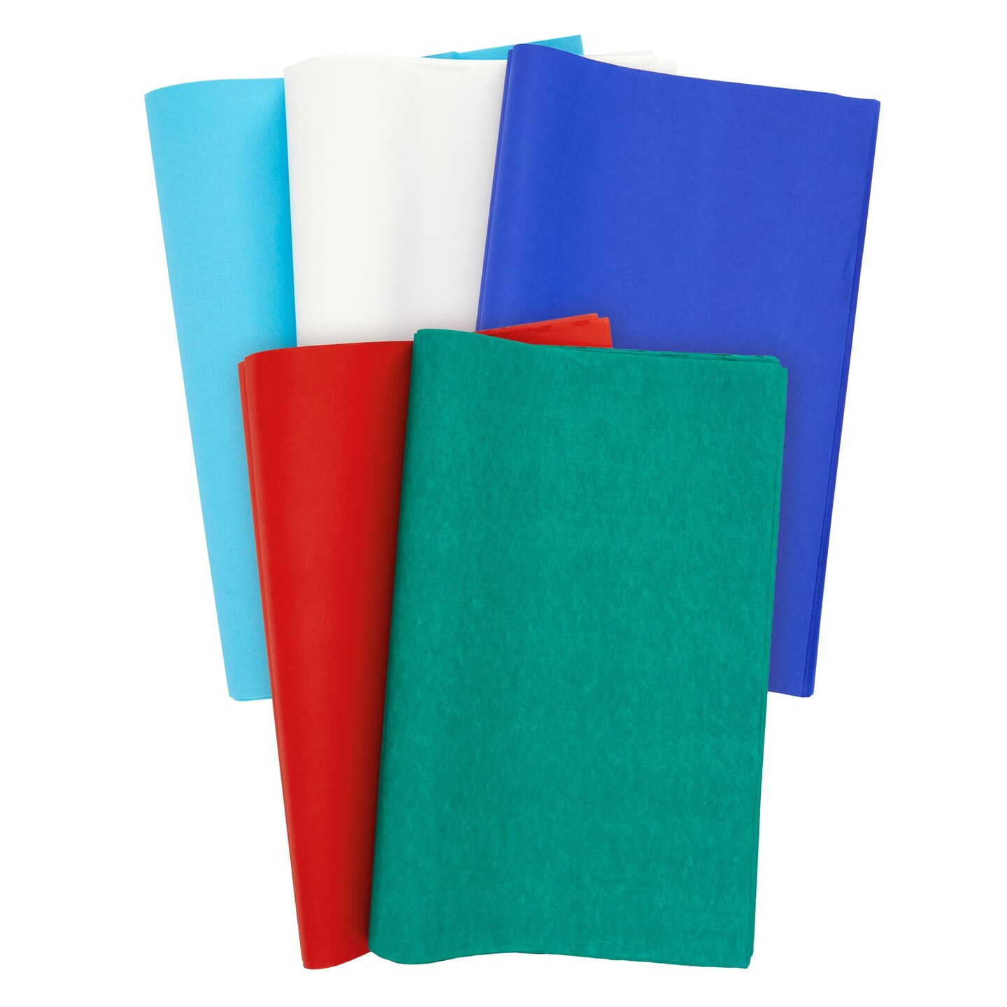 150 Sheets Colored Bulk Tissue Paper for Gift Wrapping Bags for Holidays, Art Crafts, 5 Assorted Colors, 15 x 20 Inches