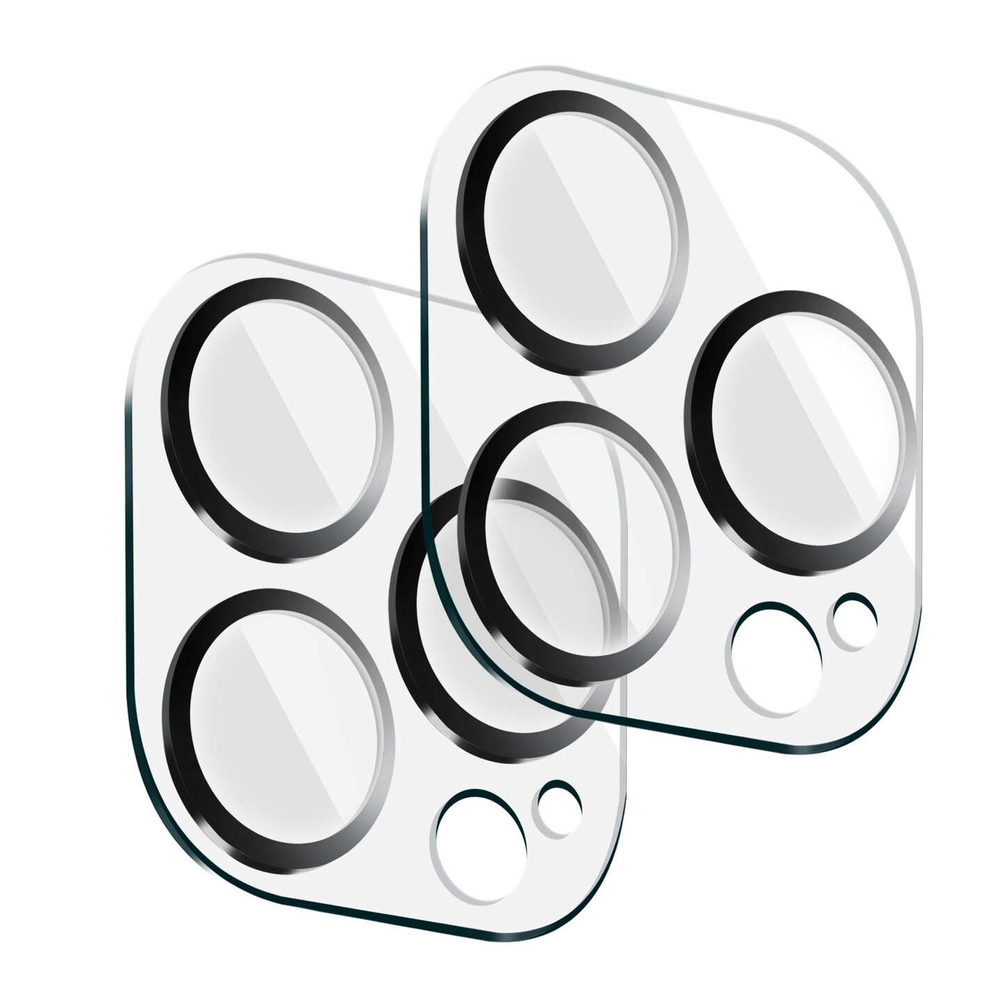 Insten 2 Packs Camera Lens Protector Compatible with iPhone 13 Pro Max and 13 Pro, 9H Tempered Glass Protective Guard Full Cover, Case Friendly, New Upgraded Version, Scratch Resistant, HD Clear