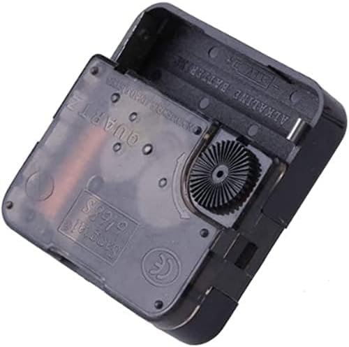 Black Quartz Clock Movement DIY Kit – Silent, Battery-Powered.