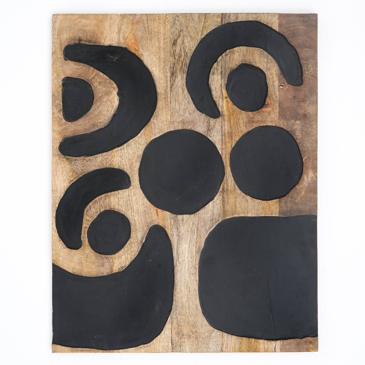 Handcrafted Mango Wood Wall Art &#x2013; 16&#x22; x 20&#x22;