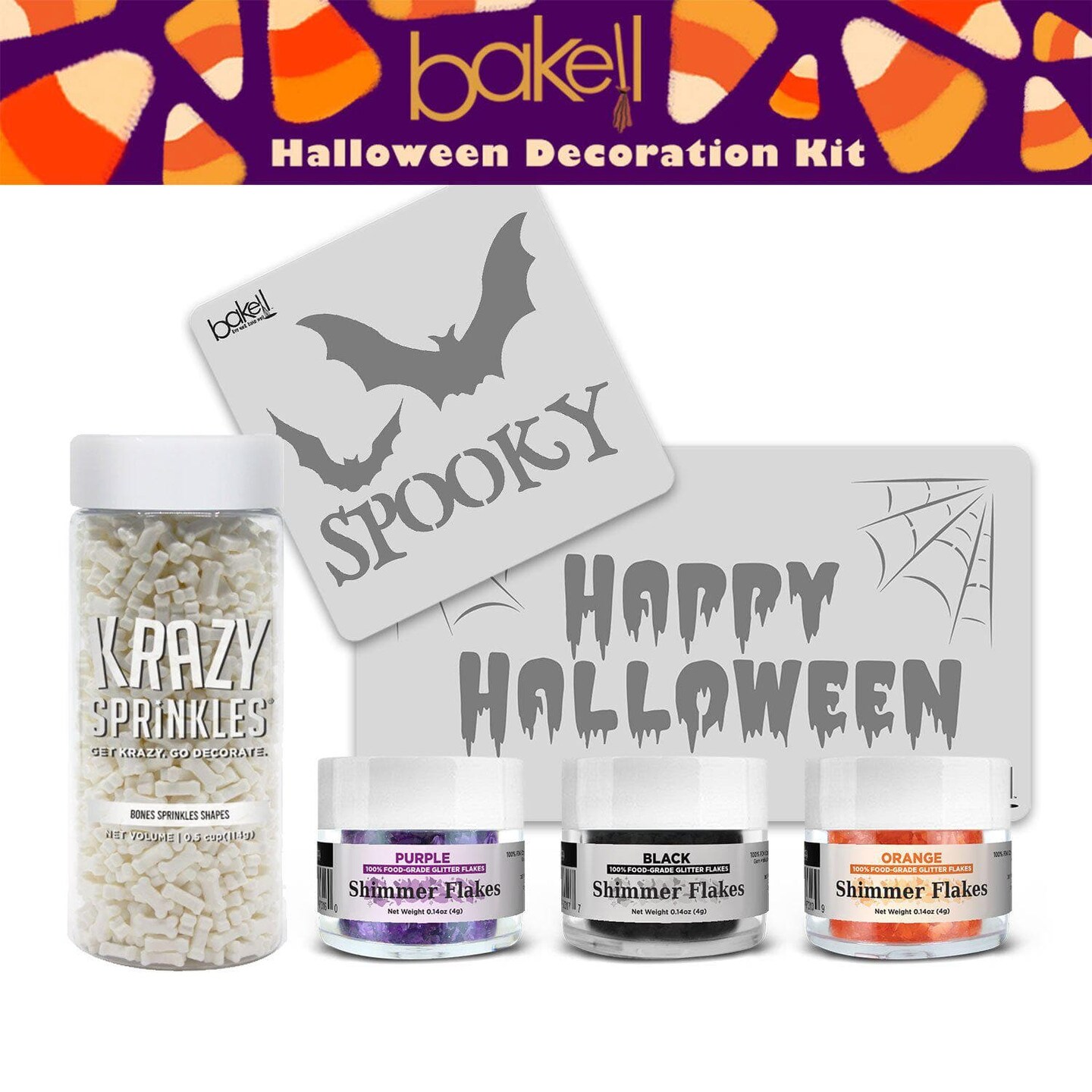 Halloween Cake Decorating Kit (6 PC Set)