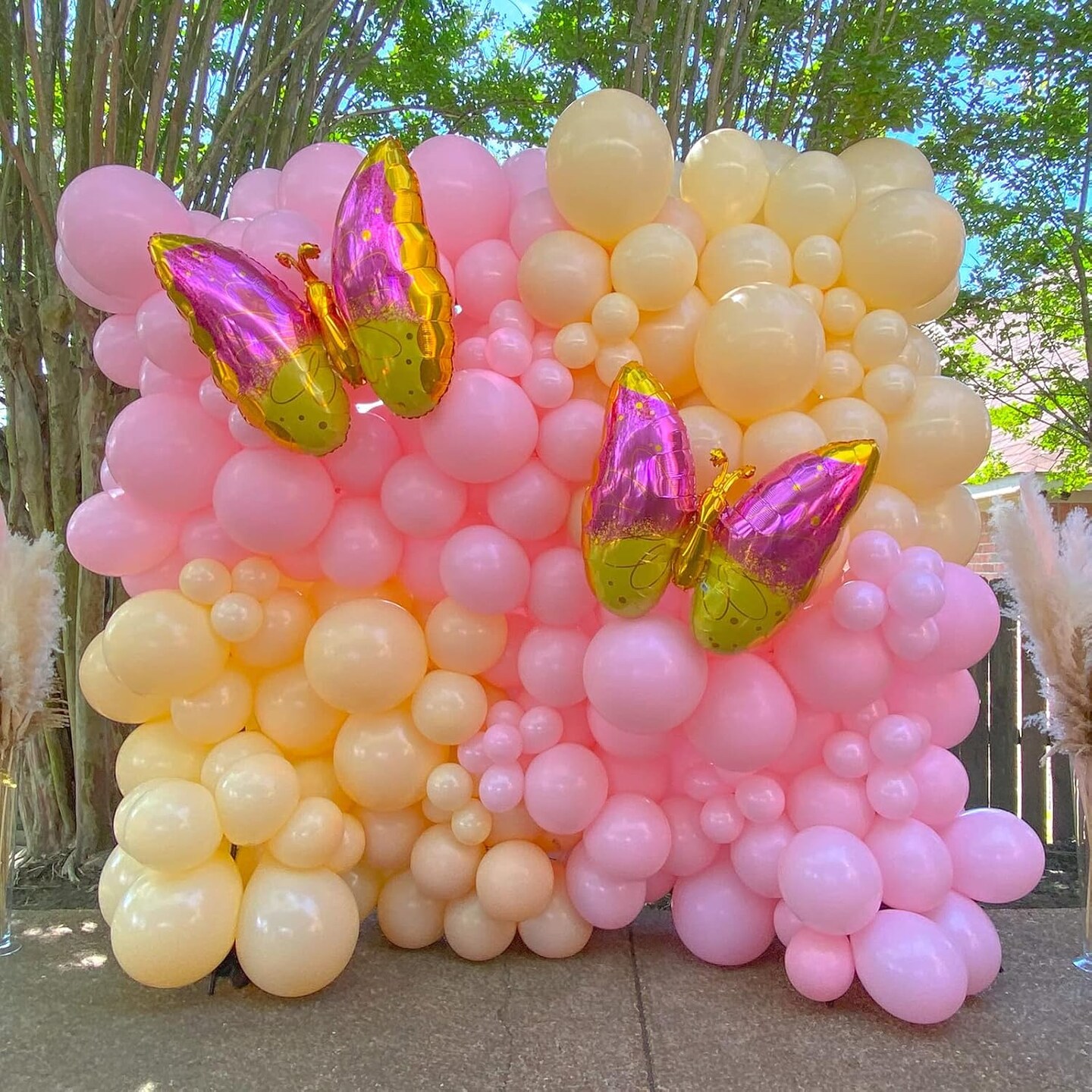 Pink Balloons Different Sizes 18" 12" 10" 5" Party Latex Balloons for Birthday Baby Shower Wedding Anniversary Princess Theme Party Decorations