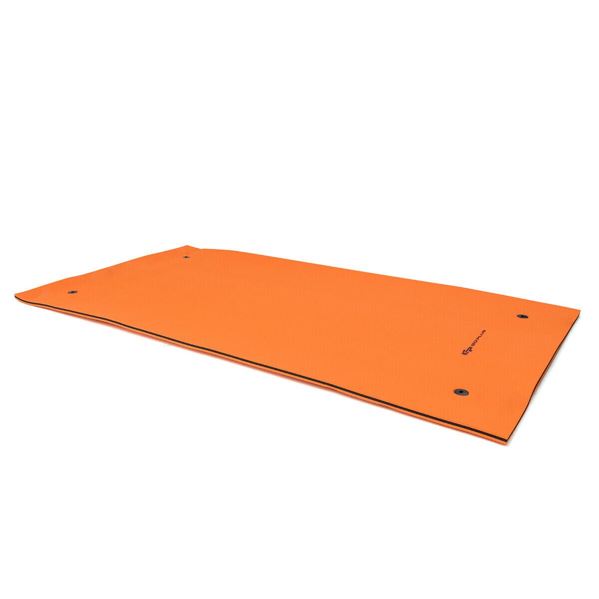 Orange XPE Foam Floating Water Pad for 4-6 People with Easy Storage and Anchoring