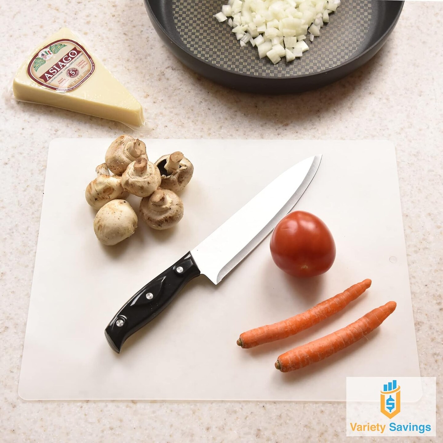 Kitchen Cutting Board | Flexible Chopping Mats | Food Safety | Hanging Hole for Easy Drying