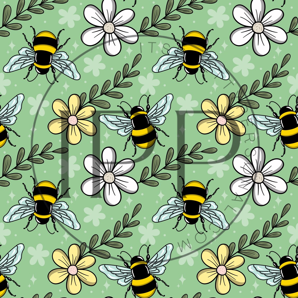 #351 Spring Into Action 12x12 Pattern Vinyl
