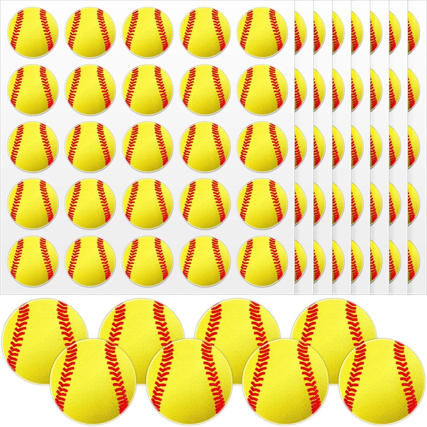 200 Pcs Baseball Softball Helmet Decals Vinyl Sports Softball Stickers Self Adhesive Helmet Stickers Decals Baseball Accessories for Batting