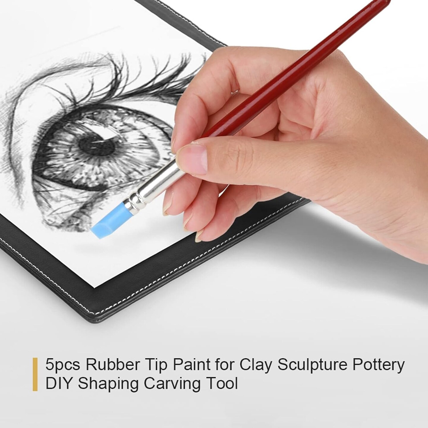 Sdanart Professional Silicone Rubber Tip Paint Pens Brushes,5pcs Silic - View #2